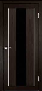Товар Межкомнатная дверь Легенда Y-2 тон Венге Остекление Лакобель черное